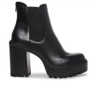 Steve Madden Black Heeled Ankle Boots